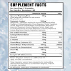 Complejo de magnesio 19 en 1 1000 mg – L-treonato