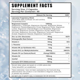 Complejo de magnesio 19 en 1 1000 mg \u2013 L-treonato, glicinato,...