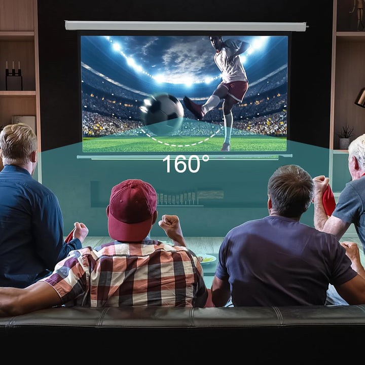YODOLLA 110" Pantalla de Proyector Motorizada 16:9, 4K HD, Pant...