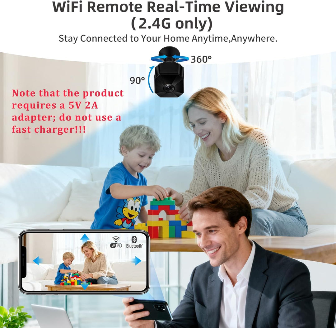 Cámara espía mejorada cámara oculta con WiFi mini cámara