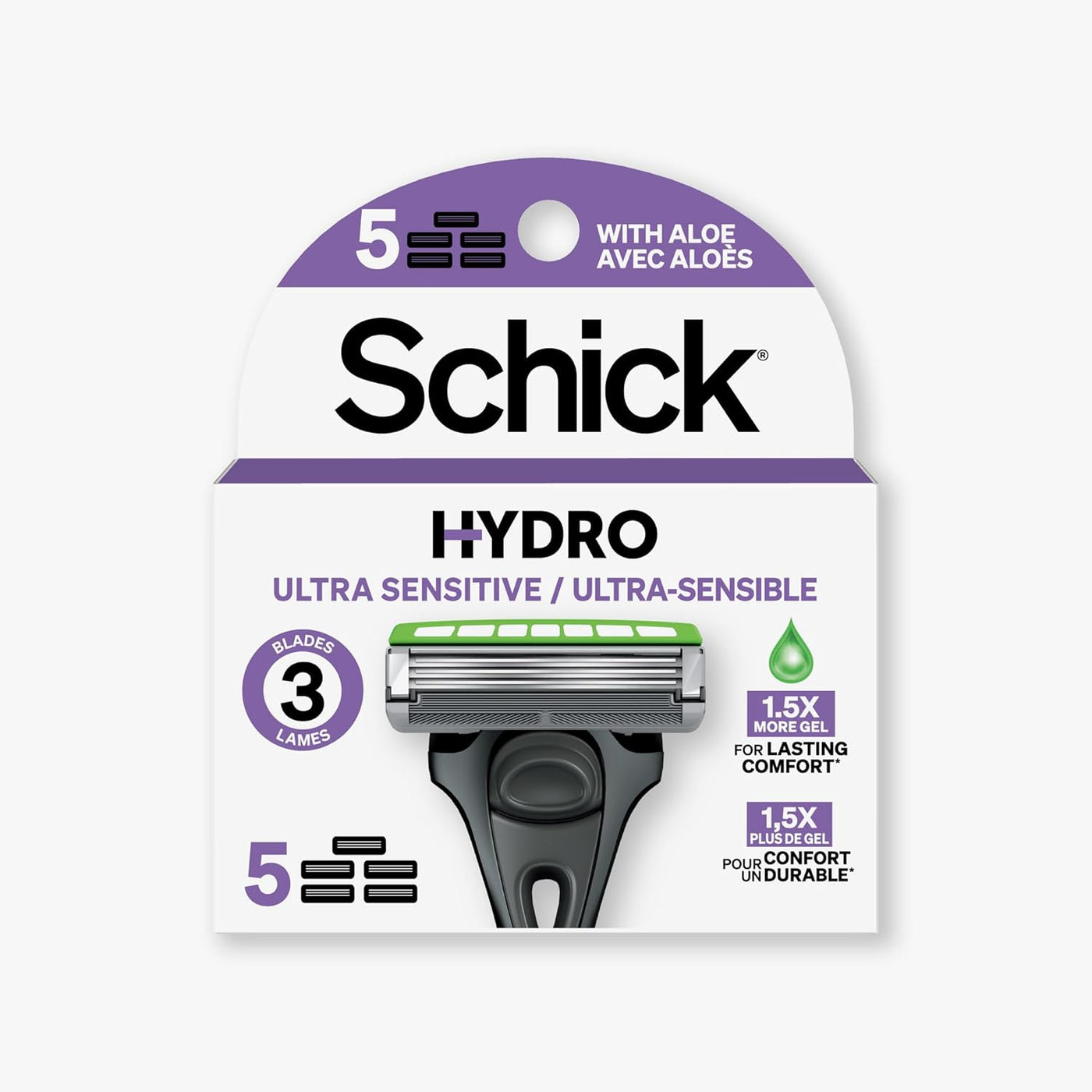 Schick Hydro Ultra Sensitive - Recambios de maquinilla de afeitar p...