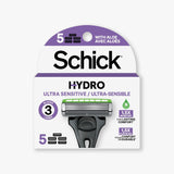 Schick Hydro Ultra Sensitive - Recambios de maquinilla de afeitar p...