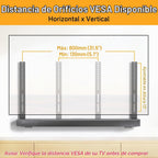 Soporte de TV para barra de sonido Samsung Soportes de TV para barra de sonido HW-Q990C/HW-Q990D/Q930C/HW-Q930B/HW-Q930D y más – Soporte ajustable en altura para montaje en barra de sonido Samsung, soportes de pared para altavoces WR y soporte remoto