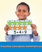 Coogam Conjunto Magnético de Marco de Diez, Juegos de Conteo de Números EVA Manipulativos Matemáticos, Juguete Educativo Montessori, Regalo para Niños de Jardín de Infantes y Aula de 3, 4, 5 Años