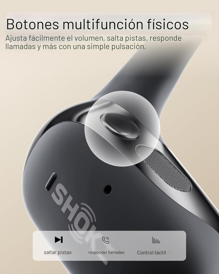 SHOKZ OpenFit 2 auriculares de oreja abierta, auriculares Bluetooth...