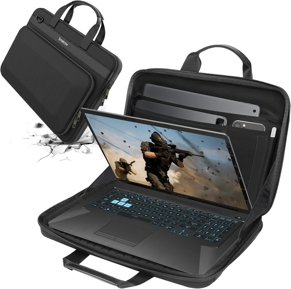 Smatree Funda rígida resistente para HP OmniBook 7\/X NGAI 17 de 17...