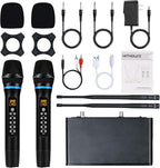 KITHOUSE Micrófono inalámbrico J10 Sistema de karaoke recargable