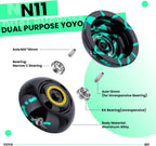 MAGICYOYO N11 Yoyo Yoyo de metal profesional sin respuesta para avanzado