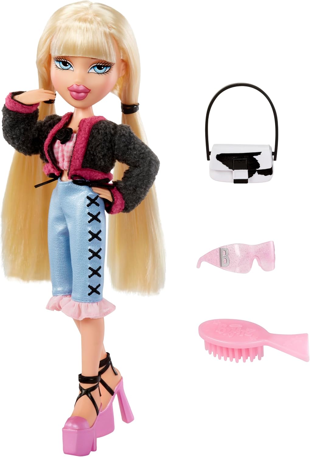 Bratz Goin' Out! Muñeca de moda Cloe con accesorios