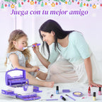 Kit de maquillaje de 57 piezas para niñas, juego de maquillaje cosmético
