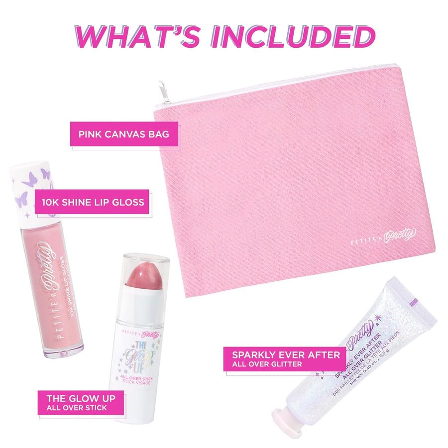 Petite 'n Pretty Shine &amp; Sparkle Beauty - Juego de maquilla...