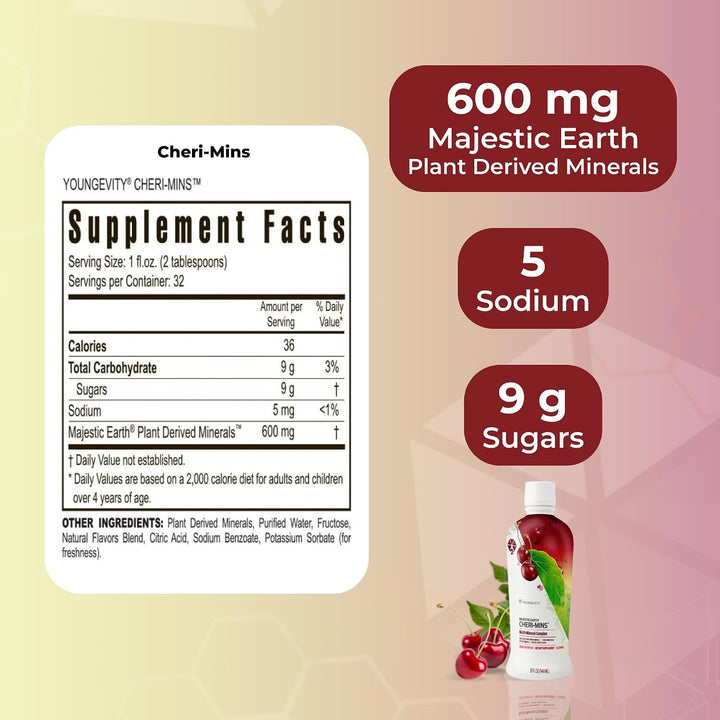 Youngevity Cheri-Mins™ Minerales líquidos derivados de plantas - Fó...
