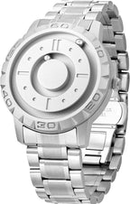 EUTOUR Reloj Magnético Esfera Flotante con Bolas 40mm Cuarzo Suizo 3/5ATM Correa 20mm