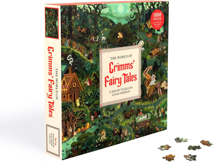 El mundo de los cuentos de hadas de Grimms: un rompecabezas de 1000 piezas por Adam Simpson