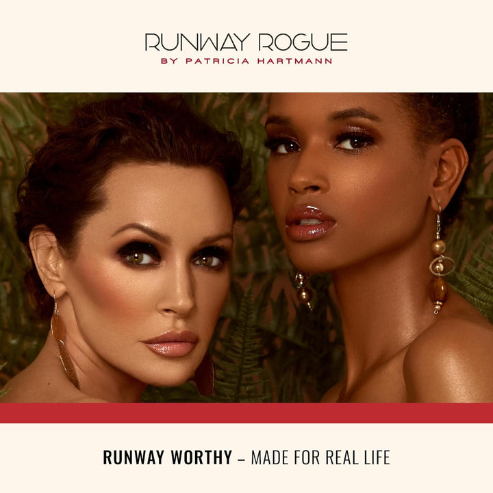 Runway Rogue LuxGloss Brillo de Labios, Brillo de Labios Rosa Paste...