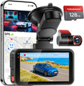 Cámara de tablero 4K+4K, tarjeta gratuita de 128 GB, WiFi6 de 5.8
