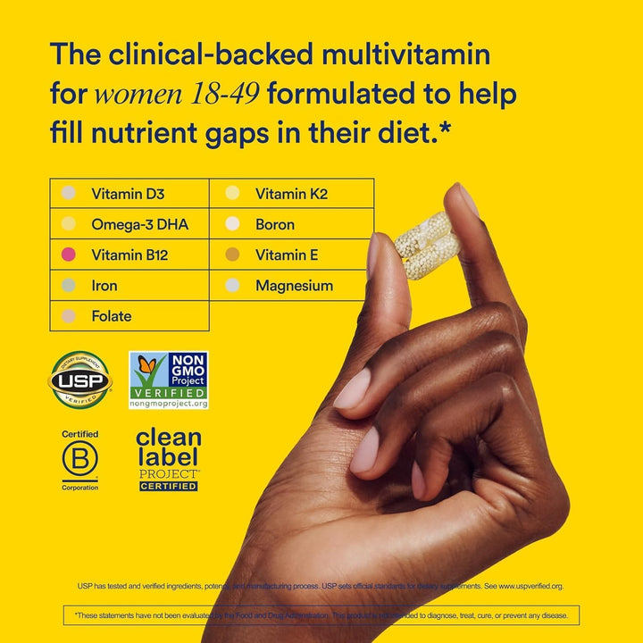 Ritual Multivitaminas para mujeres de 18+ con vitamina D3 para el a...