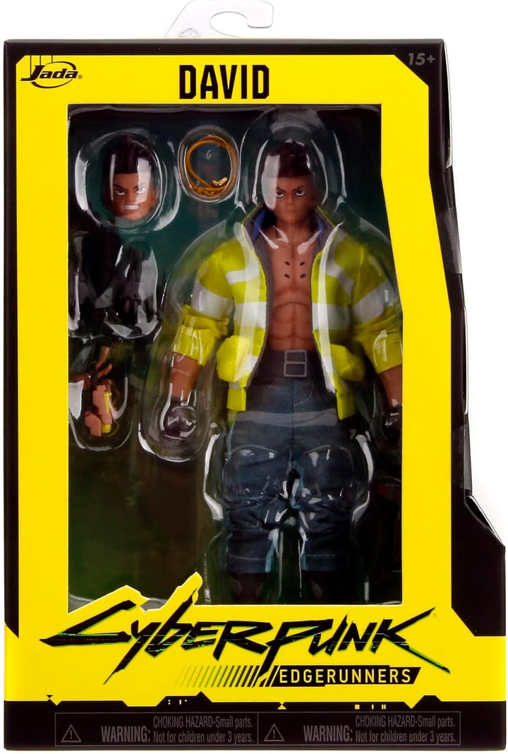Jada Cyberpunk Edgerunners David Martinez - Figura de acción a esca...