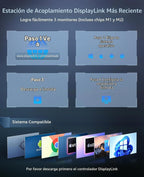 UtechSmart Estación de acoplamiento DisplayLink, estación de acoplamiento