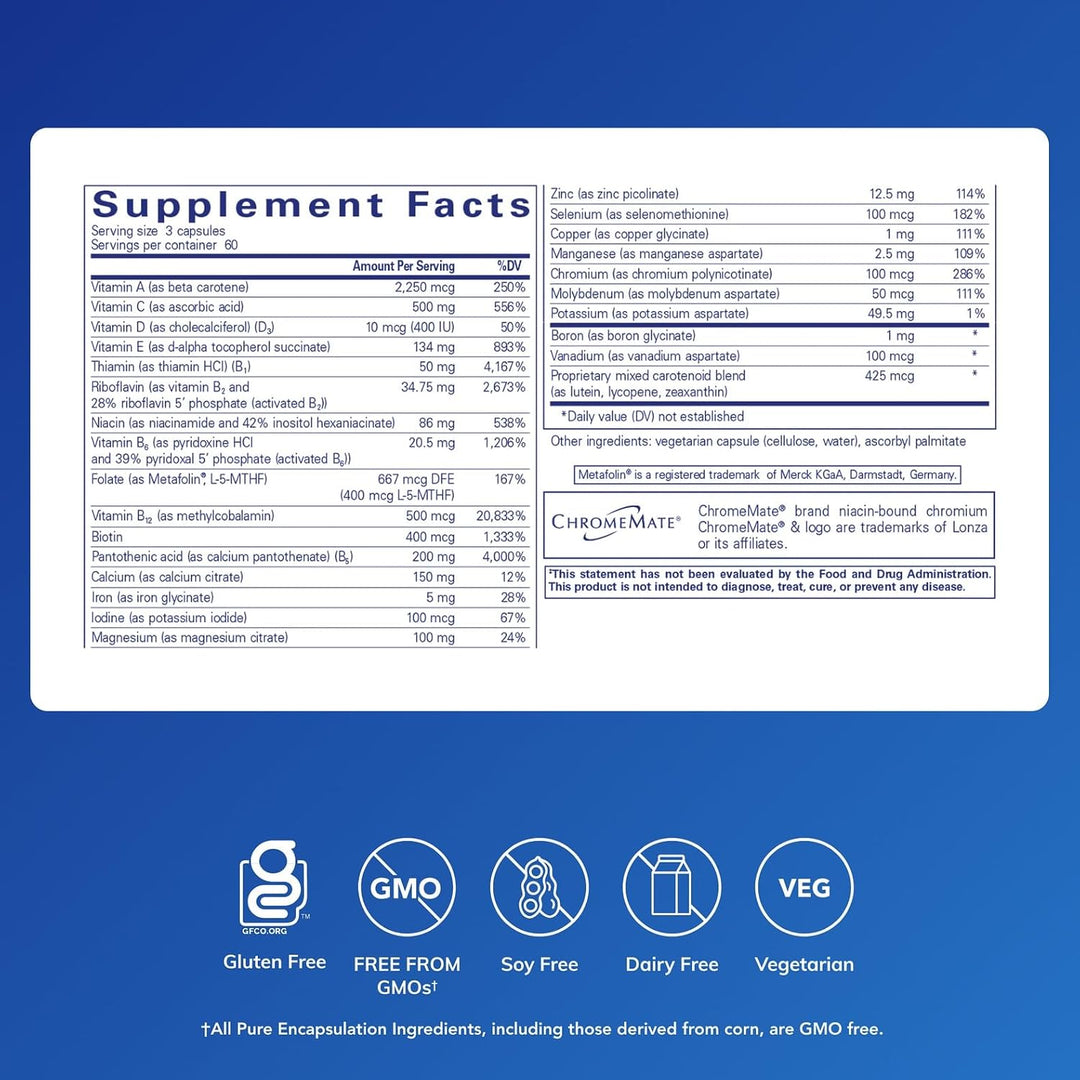 Pure Encapsulations Nutrient 950 | Suplemento multivitamínico y min...