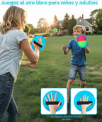 Juego de pelota para lanzar y atrapar, juguetes al aire libre para