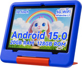 PEICHENG Tablet para niños con funda protectora EVA, Android 15.0 P...