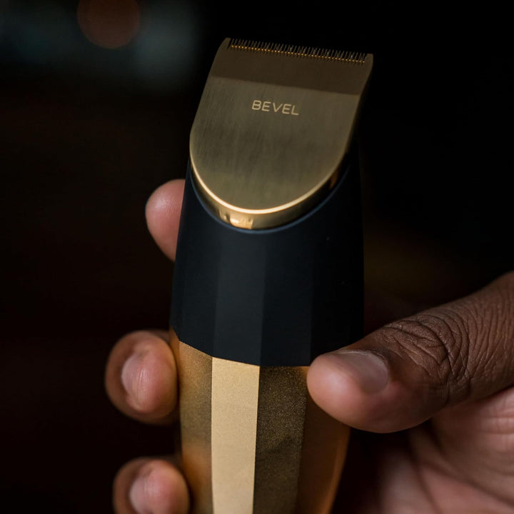 Bevel - Recortador de barba para hombres - Edición dorada, recortad...