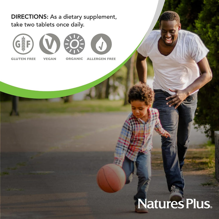 NaturesPlus Ultra Juice Green - 90 tabletas de dos capas, paquete d...