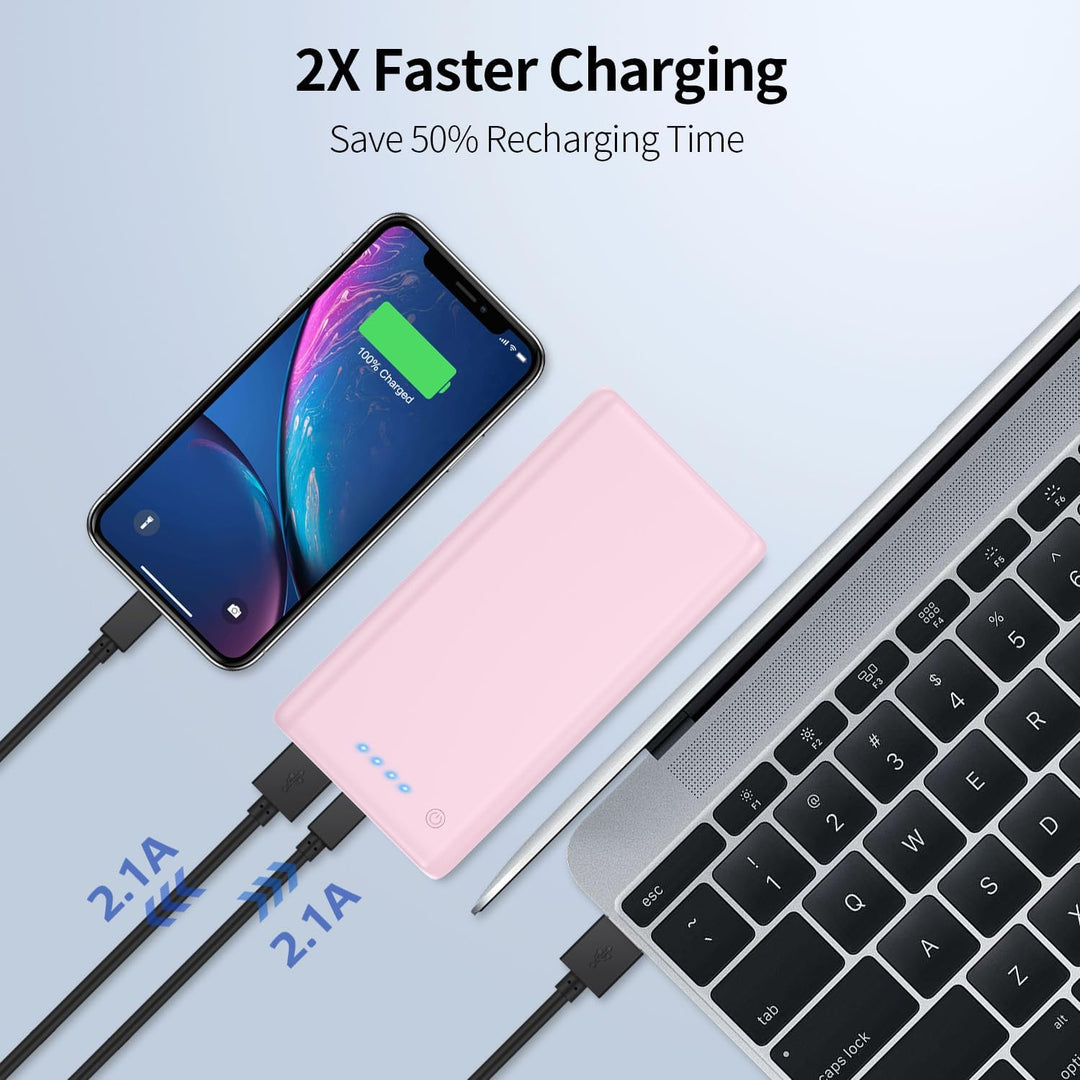 Cargador portátil de 26800 mAh, batería externa para teléfono celul...