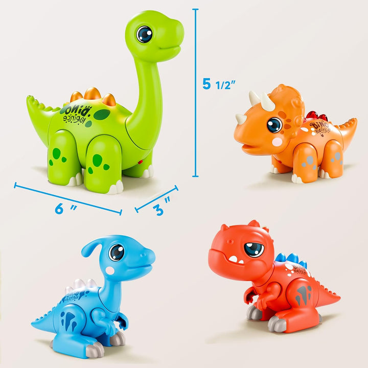 iPlay iLearn Juguete de dinosaurio de montaje para niños