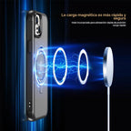 SKYLMW – Funda compatible con iPhone 15 con soporte magnético invisible tipo anillo, funda translúcida de grado militar para iPhone 15 de 6.1 pulgadas [compatible con MagSafe] [excelente sensación de