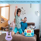 Ukelele de guitarra acústica de fibra de carbono de 21 pulgadas, instrumentos musicales (morado)