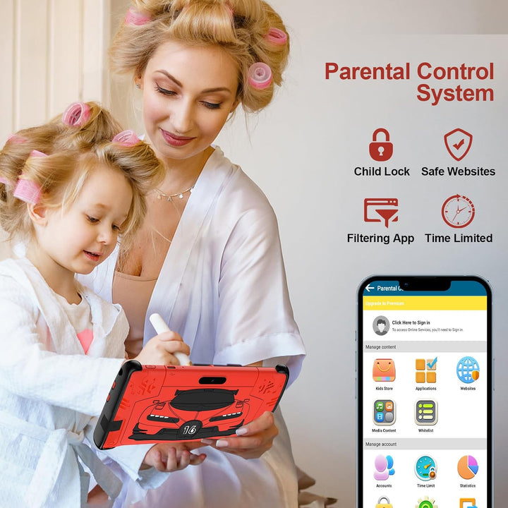 VOLENTEX Tablet infantil de 7 pulgadas con funda, tableta Android 1...