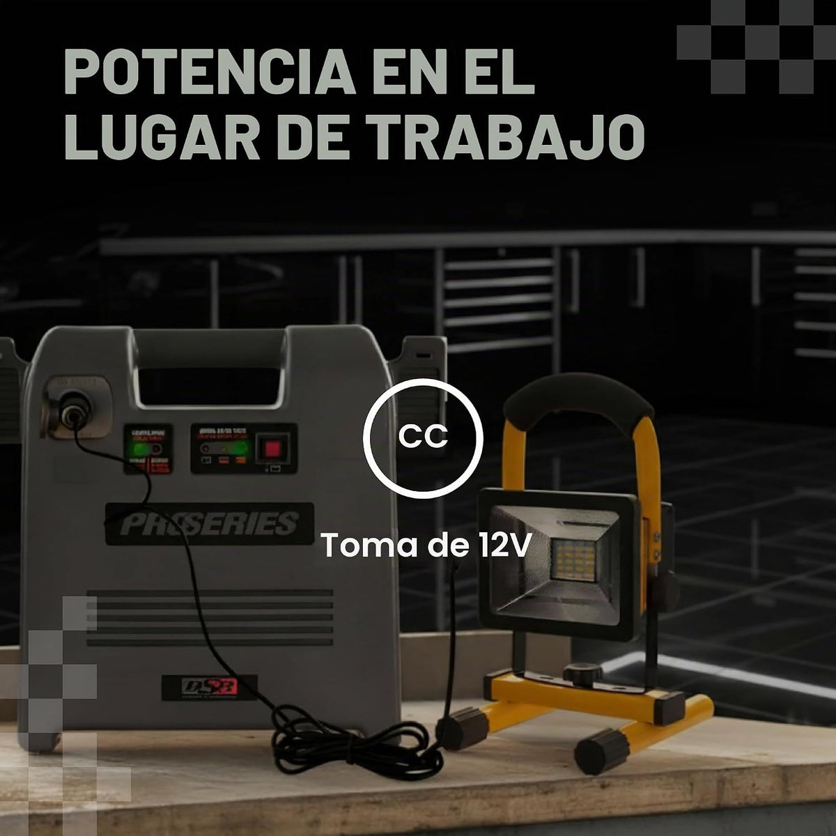 Schumacher DSR119 - Arrancador de batería de coche eléctrico y estación de energía