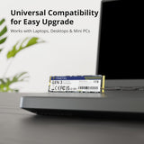 Timetec 1TB SSD NVMe PCIe Gen3x4 8Gb\/s M.2 2280 3D NAND de alto re...