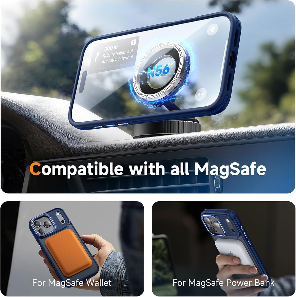 Funda magnética 3 en 1 para iPhone 17 Pro Max, a prueba de golpes y
