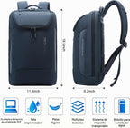 BANGE Mochila ergonómica antirrobo para laptop para hombres y mujeres, mochila de viaje de negocios de 15.6 pulgadas, impermeable, ligera, duradera para oficina, al aire libre