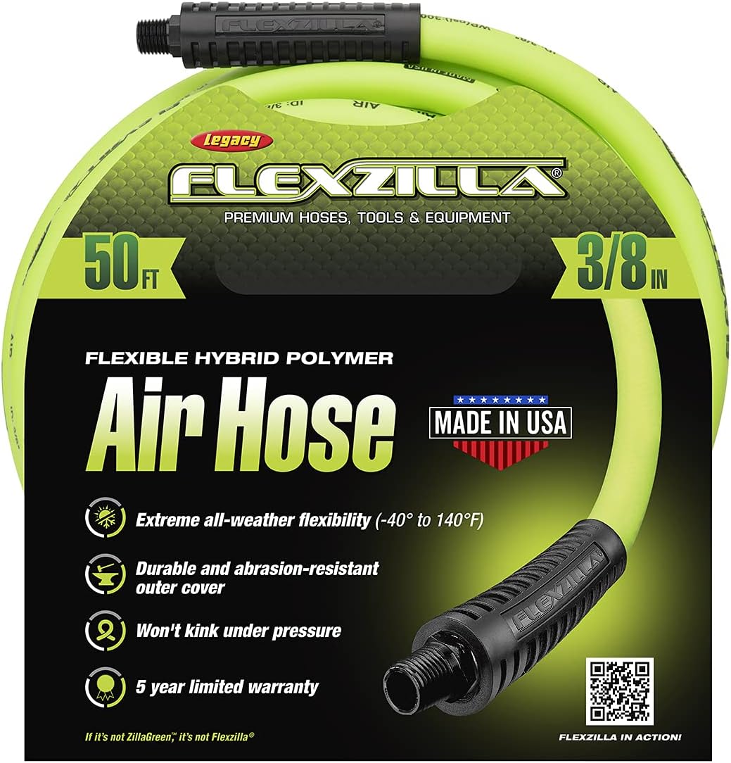 Flexzilla Carrete de manguera de aire retráctil de cara abierta, 3\...