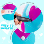 Pelotas Saltarinas para Niños de 3 a 6 años, Bola Saltarina con Asas, Saltarina Hinchable, Juguetes de Salto para Jardín para Niñas y Niños Regalos