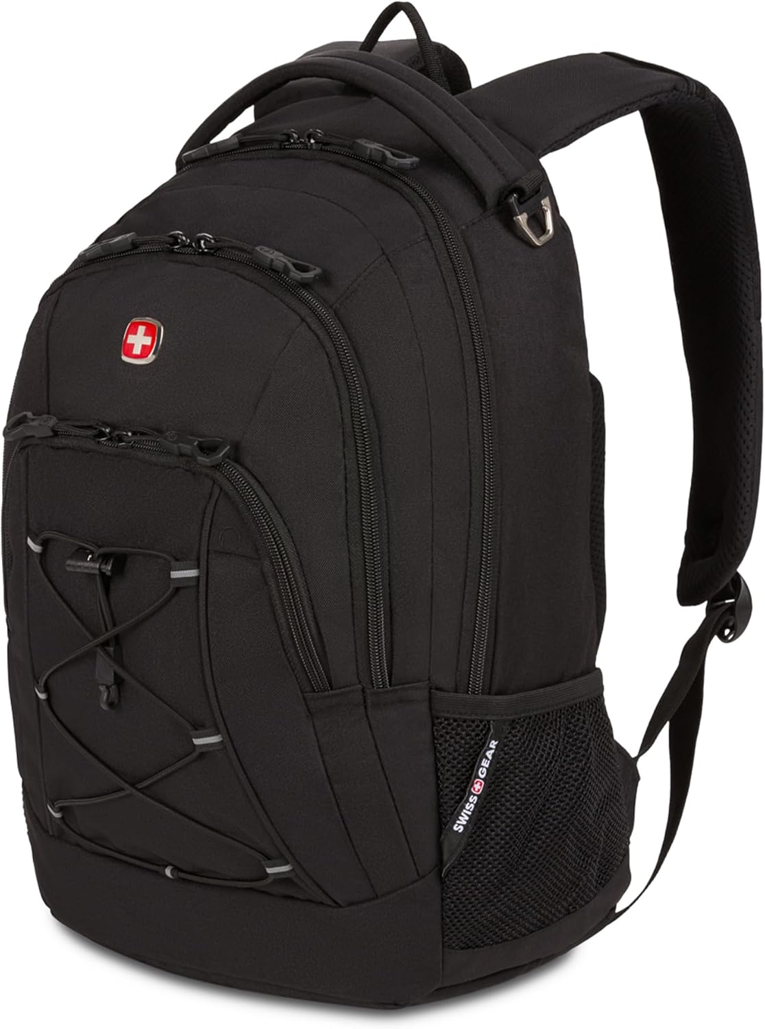 SwissGear 1186 Travel Gear Mochila Bungee Ligera, Negro, 17 pulg.
