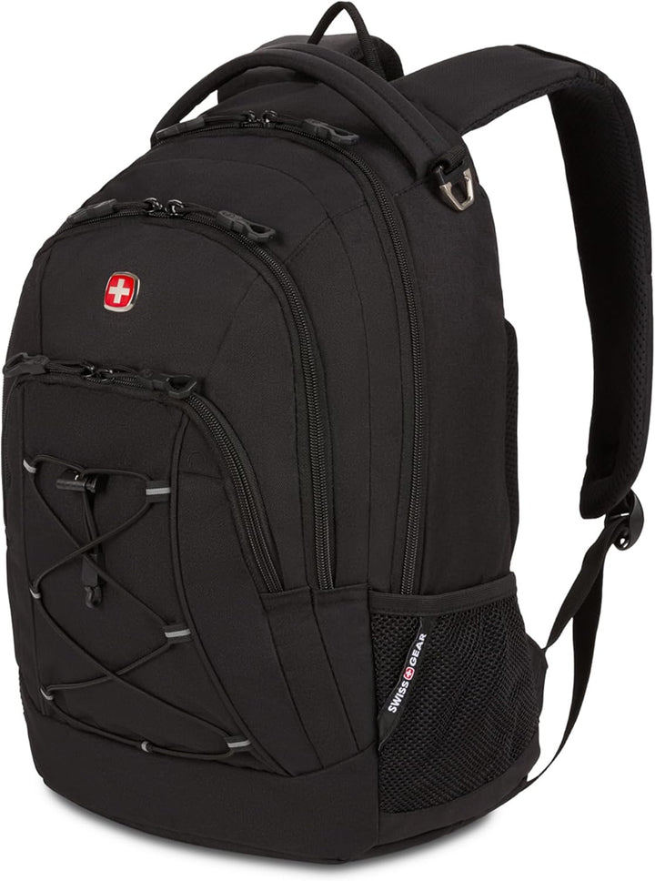 SwissGear 1186 Travel Gear Mochila Bungee Ligera, Negro, 17 pulg.