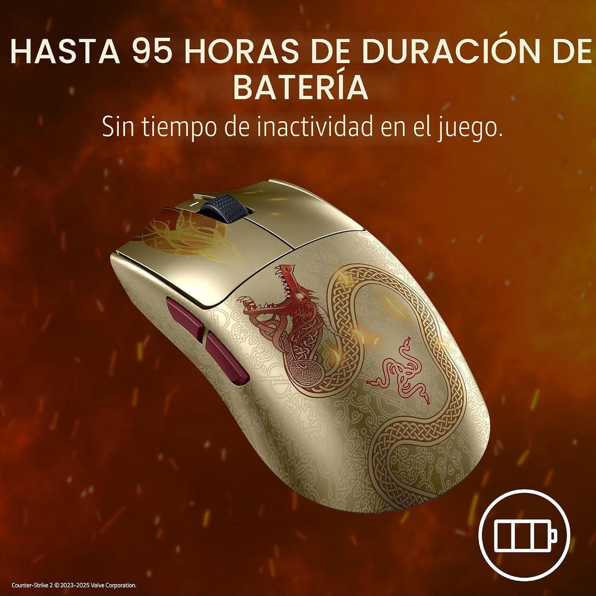 Razer Viper V3 Pro \u2013 Ratón inalámbrico para juegos Esports: Si...