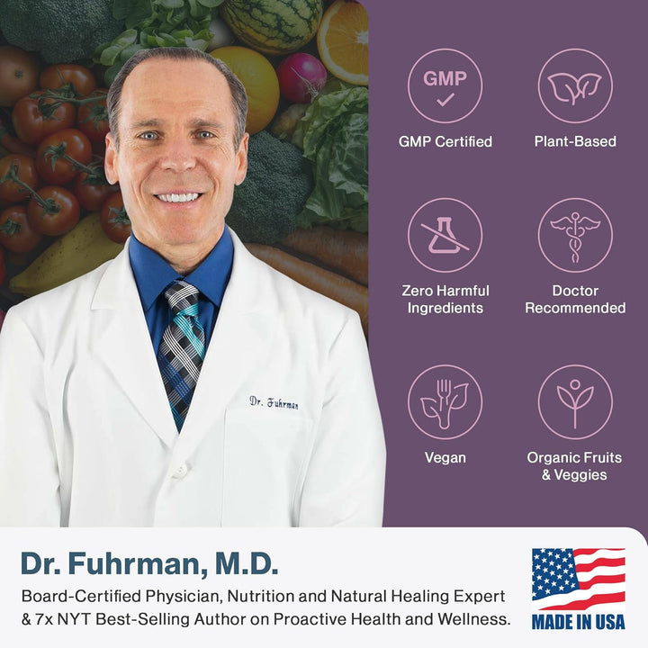 Dr. Fuhrman Multivitamínico de suministro de 2 meses para mujeres +...