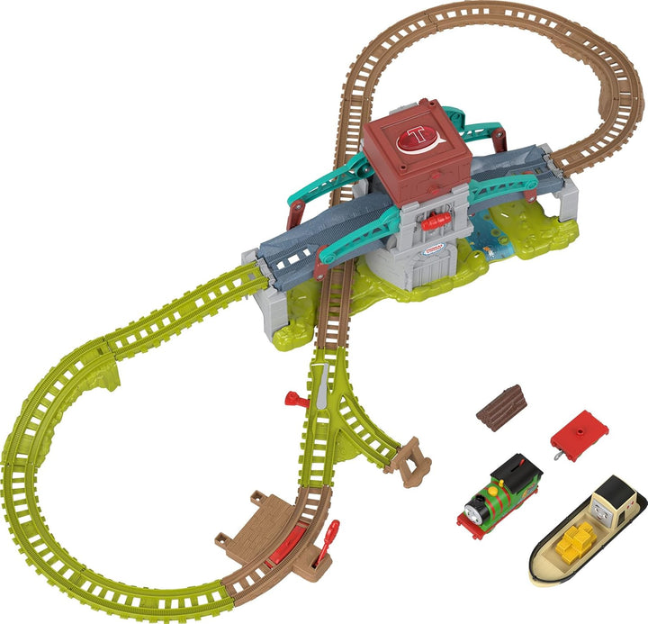 Thomas &amp; Friends - Juego de tren de juguete Talking Bulstrode y...
