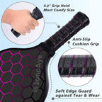 JoncAye Pickleball Paddles Set de 4 o 2 Fiberglass Rackets USAPA Approved