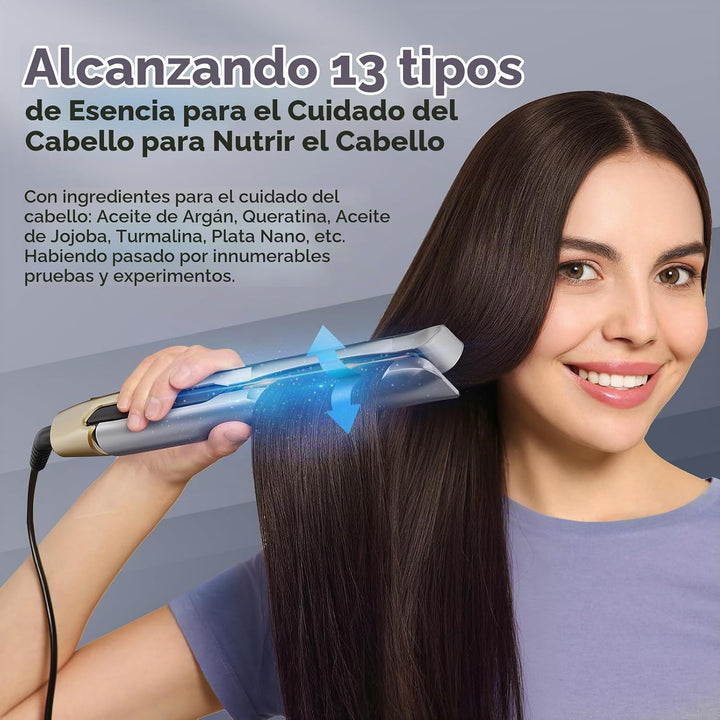 Quico Alisador de pelo, plancha plana profesional con cuidado del c...