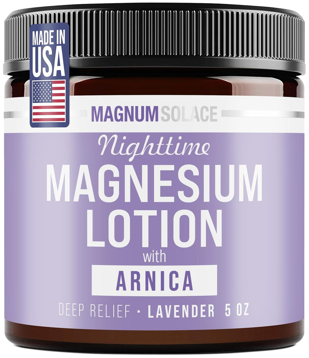 Magnum Solace Nighttime Magnesium Lotion Arnica Soothing