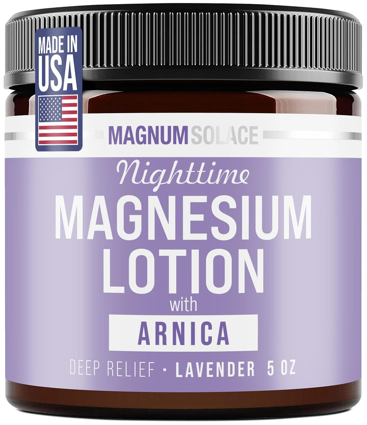 Magnum Solace Nighttime Magnesium Lotion Arnica Soothing