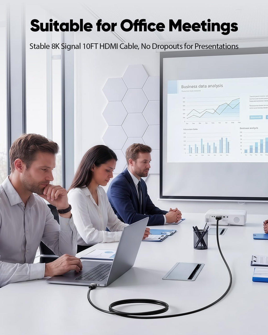 Cable HDMI 2.1 de 15 pies, paquete de 2 unidades, 48 Gbps de ultra