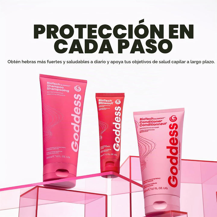 Goddess Sistema de fortalecimiento para el cuidado del cabello de 3...